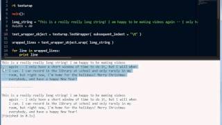 Python [textwrap] TextWrapper Object Properties