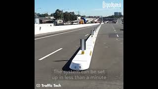 Traffic Tech ARMB and VEVA3 automated movable barriers #gigadgets #barriers #concrete #transport