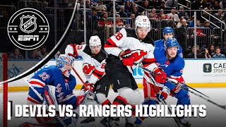 New Jersey Devils vs. New York Rangers | Full Game Highlights | NHL on ESPN