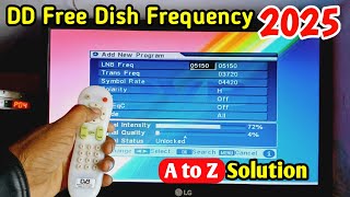 DD Free Dish Frequency 2025 | DD Free Dish Frequency