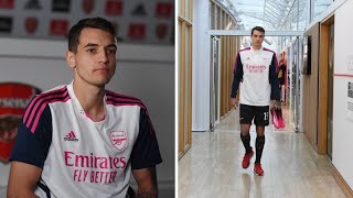 Jakub Kiwior First Day at The Arsenal He joins Arsenal from Spezia