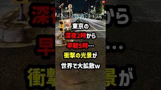 東京の深夜2時から早朝5時\