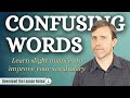 SUPER CONFUSING WORDS | Learn slight nuances to improve your vocabulary