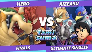 TAMISUMA 160 SSBU GRAND FINALS - Hero (Bowser) Vs Rizeaus (Fox, Falco, Wolf, Brawler) Smash Ultimate