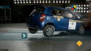 Crash Test Toyota Etios 2012