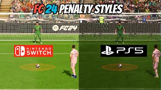 EA FC 24 Nintendo Switch vs PS5 | Signature Penalty Styles