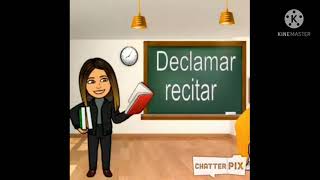 09.02.21. Español.Declamar y recitar.