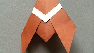 【簡単折り紙】蝉（セミ）の折り方・作り方　【easy Origami】How to fold a cicada (semi), how to make