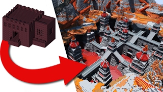 How To Transform A Nether Fortress - EPIC Build!