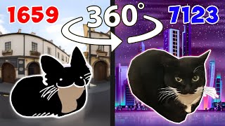 Evolution Of Maxwell Cat 360° Video | VR 360 🔎🐈‍⬛