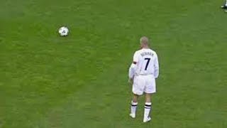 David Beckham goal | England VS Greece 2001