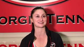 1/25/19: Women's Tennis - Vivian Wolff and Meg Kowalski post match interviews