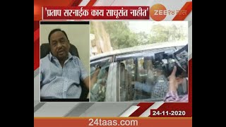 Thane ED Raid On Shivsena MLA Pratap Sarnaik's Home And Office BJP Leader Narayan Rane Reaction