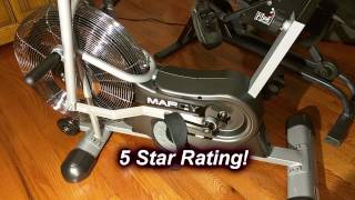 Best Exercise Bicycle - Marcy Air 1 Fan Home Exercise Bike  -  5 star rating!  REVIEW