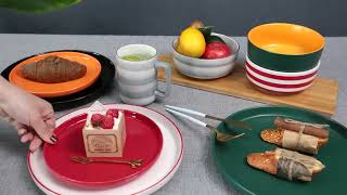 Stoneware Glazed dinnerware-Win-Win Ceramic dinnerware