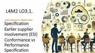 CIPS L4M2 LO 3.1. Specification; Earlier Supplier Involvement (ESI);Conformance vs Performance Specs