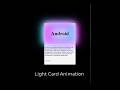 How to Create a Light Card Animation Using #html and #css | Step-by-Step Guide.