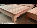 គ្រែឈើប្រណិត luxury wooden bed