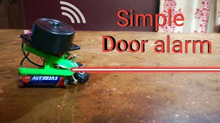 വീടിന്റെ സുരക്ഷ ഉറപ്പാക്കാൻ ഒരു വിദ്യ/how we make a simple door alarm/by may flower impex