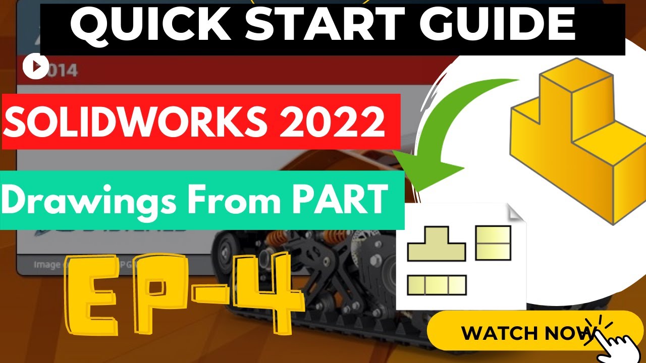 How To Make Drawing From Part | Solidworks 2022 Tips | Cad Resource ...