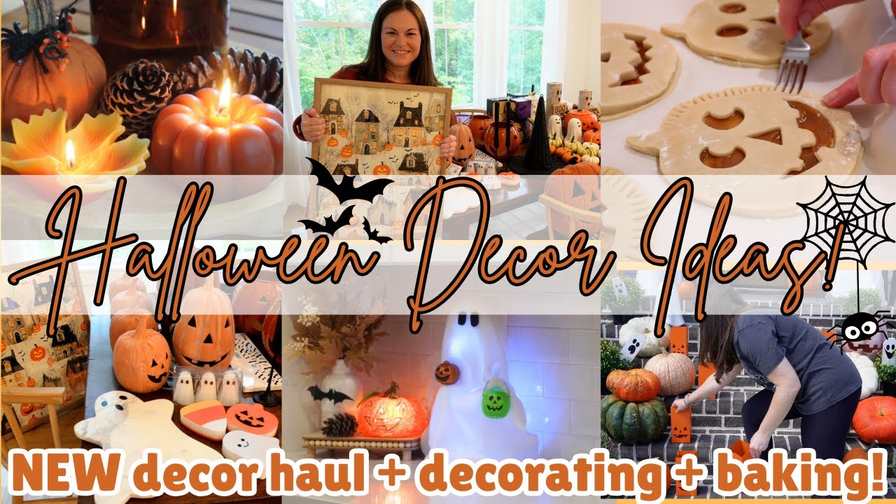 Halloween Decor Haul And Decorate Halloween Fall Decorate With Me
