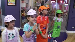 Studying Together at Kidzania Dulux Color Studio Jakarta Pacific Place