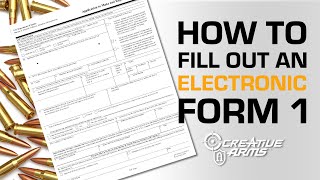 How to File an Electronic Form 1 Application