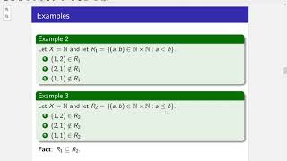 Intro to Proofs - Relations