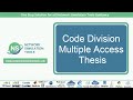 Code Division Multiple Access Thesis | CDMA Thesis Tutorials