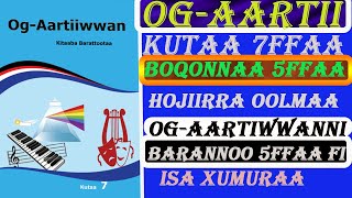 OG-AARTII KUTAA 7FFAA BOQONNAA 5FFAAFI  isa xumuraa Hojii irra oolmaa OG-Aartii