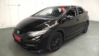 Honda CIVIC 1.6 BLACK EDITION finished in Crystal Black Pearl, video walkaround !