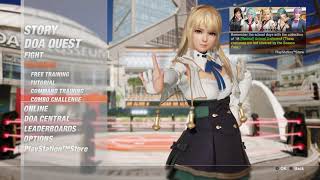 Marie Rose's (Atelier Ryza) Command Training, Combo Challenge, Ranked Match in DOA6 230531 (EN/HK)