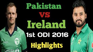 Pakistan vs Ireland 1st ODI 2016 - Full Highlights In HD | Pak vs Ire 2016 | Geo Sports