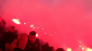 Ultras - ΠΑΟΚ vs olimpiakos 1- 0 H GOLARA TOY KLAUS MESA APO THN 4!!!