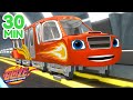 Blaze’s High Speed Train Races! 🚝 30 Minute Compilation | Blaze and the Monster Machines