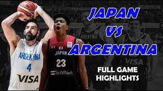 Japan vs Argentina Full Highlights | August 22, 2019 | Fiba World Cup Preparation