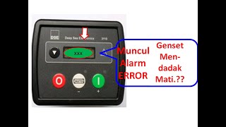 Error Code / Kode Alarm Genset,Control Module Dse3110