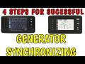 DSE 4 steps to synchronising | 4 steps of successful synchronize @DieselGeneratortraining