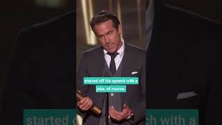 Ryan Reynolds Accepts The 2022 People's Icon Award #shorts