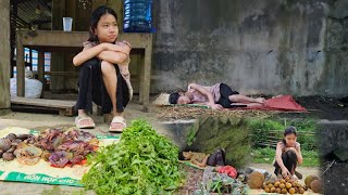 Orphan girl's life - day collects bottles to sell, night sleeps under bridge