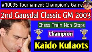 2nd Gausdal Classic GM || Kaido Kulaots, 2003 #chess