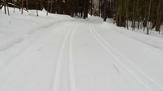 Лыжная трасса Почевино, 2 спуск, самый старый.