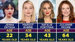 Age Of Famous Hollywood Actresses | Youngest To Oldest |
