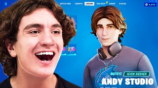 Изненадах ANDY STUDIO с НЕГОВ СКИН във FORTNITE!