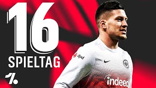 OneFootball Bundesliga Rückblick 16. Spieltag! Luka Jovic ist okay.