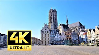 Walk in MECHELEN (MALINES), Belgium 🇧🇪- 4K