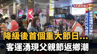 好想返鄉過八八! 客運雙鐵旅客人潮回籠－民視新聞