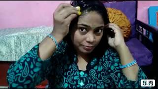 Heavy oiling for silky smooth hair//shiny hair//straight hair