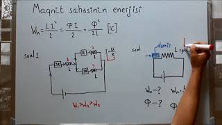 Fizika. Maqnit sahesinin enerjisi