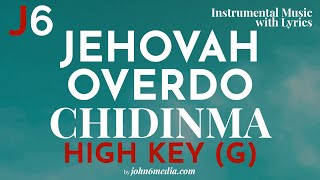 Chidinma | Jehovah Overdo Instrumental / Karaoke Music and Lyrics High Key (G)